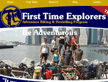 Tablet Screenshot of firsttimeexplorers.com